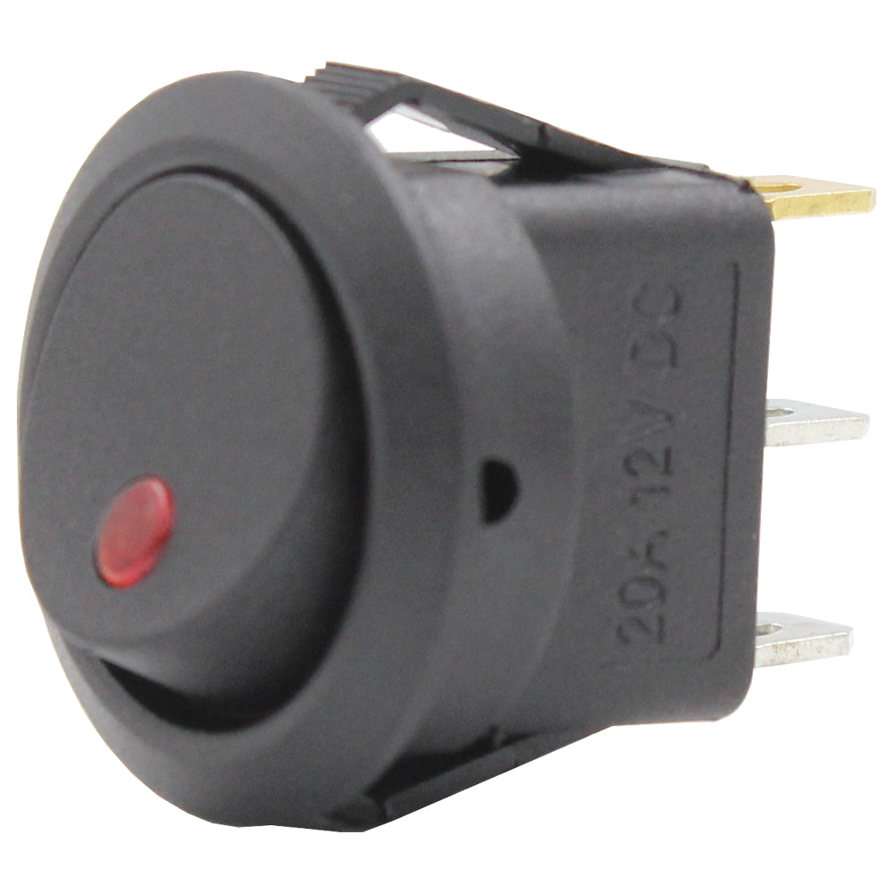 20mm Round Dot LED Toggle Switch by Switch Boss