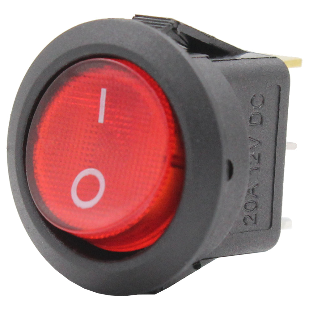 20mm Round LED Toggle Switch by Switch Boss