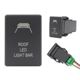roof led light bar push switch