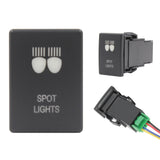 spot lights push switch
