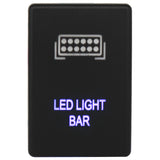 led light bar push switch
