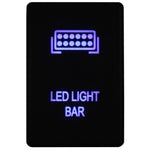 push switch led light bar