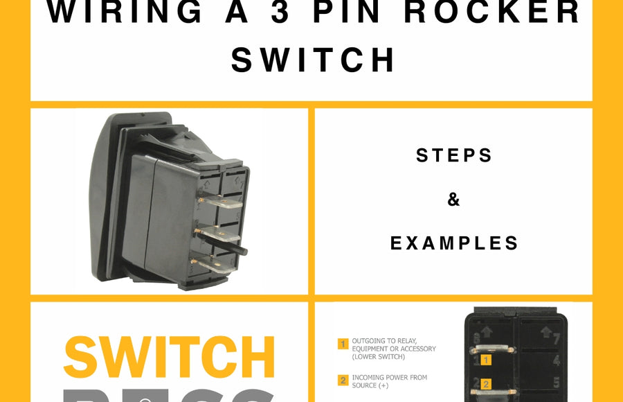 How to: Wiring a 3 pin rocker switch