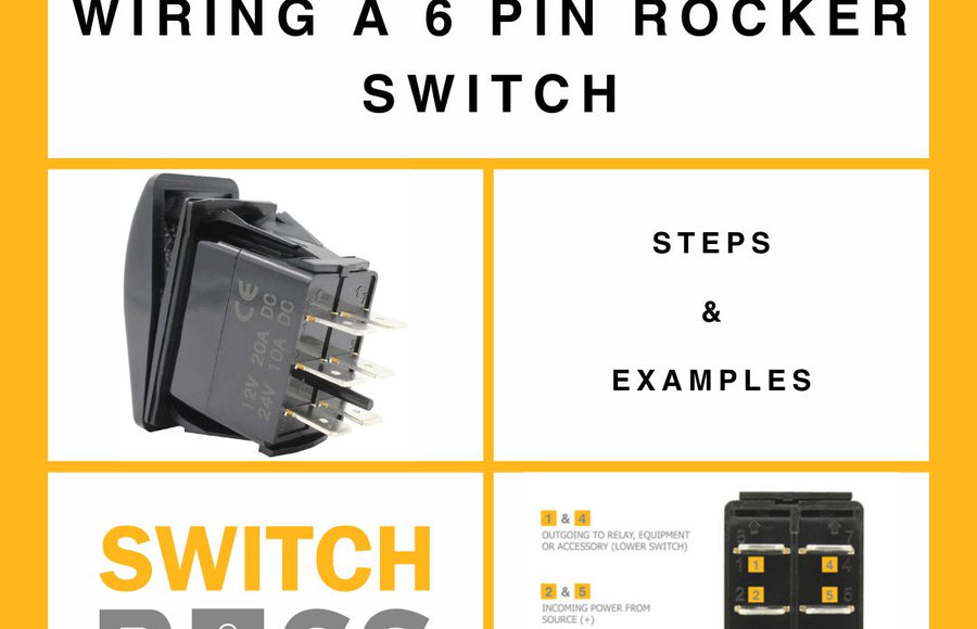 How to: Wiring a 6 pin rocker switch