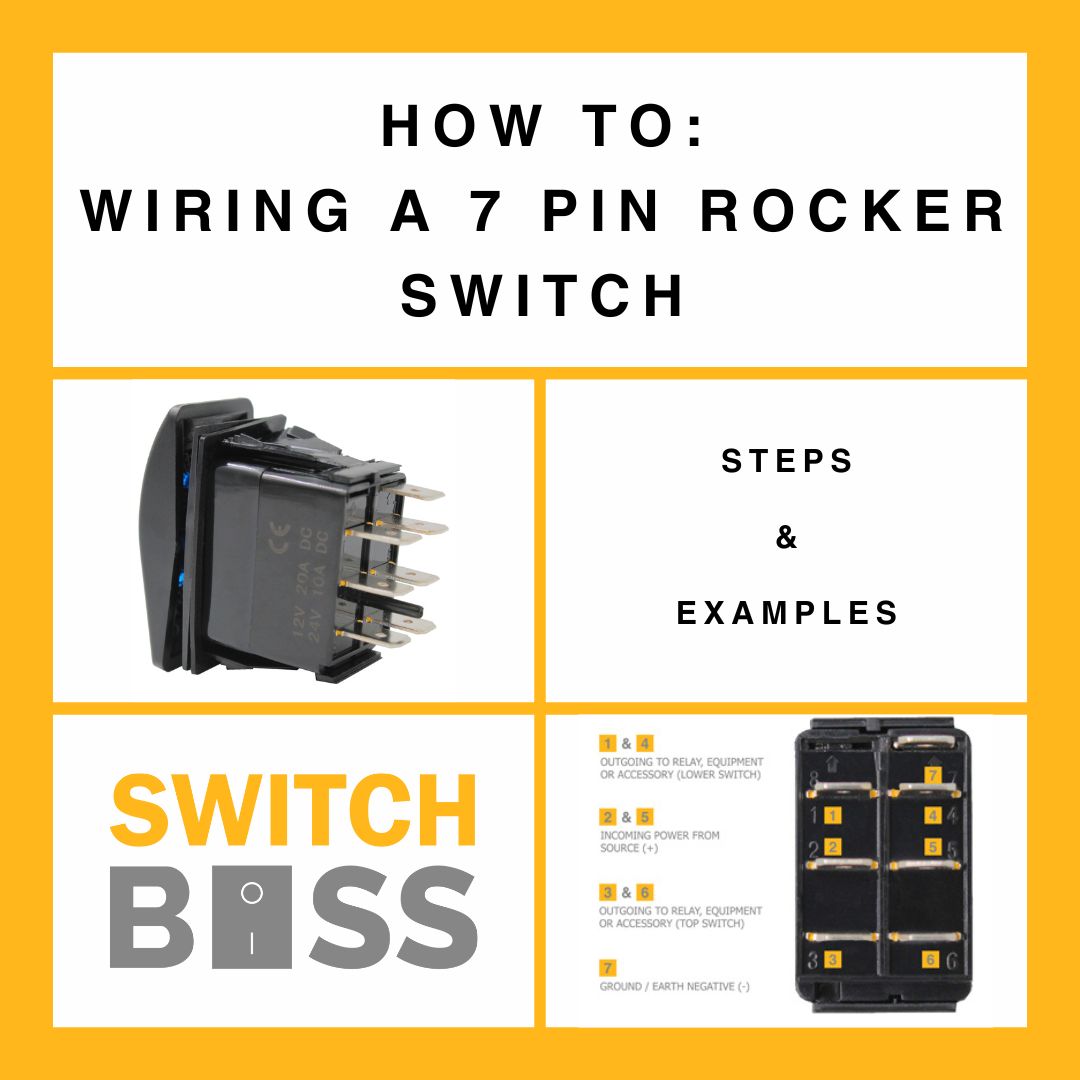How to wire a 7 pin rocker switch - By Switch Boss