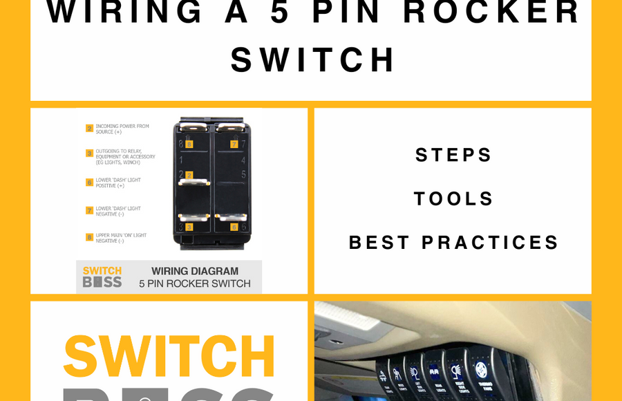 5 Pin Rocker Switch