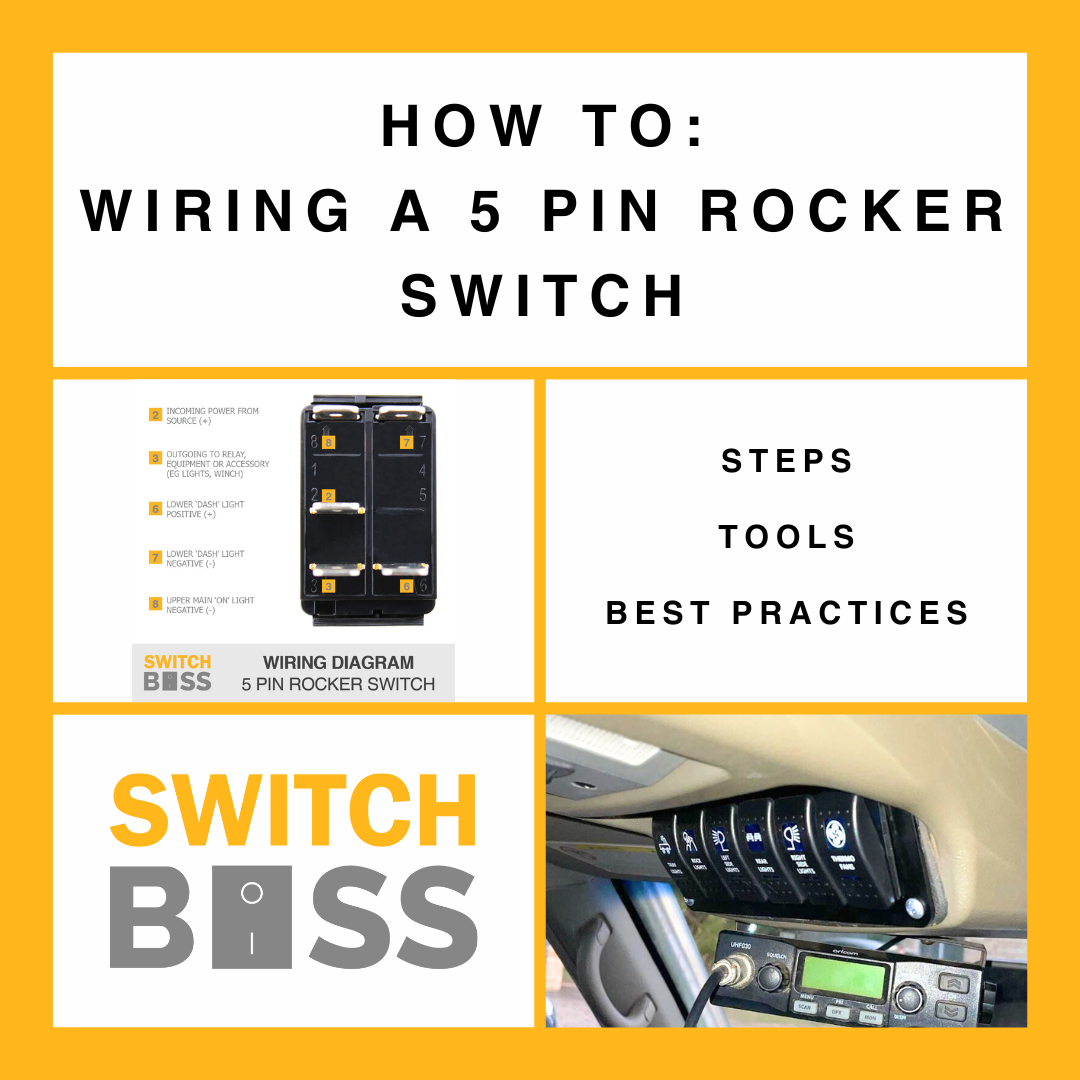 How To: Wiring a 5 Pin Rocker Switch – Switch Boss