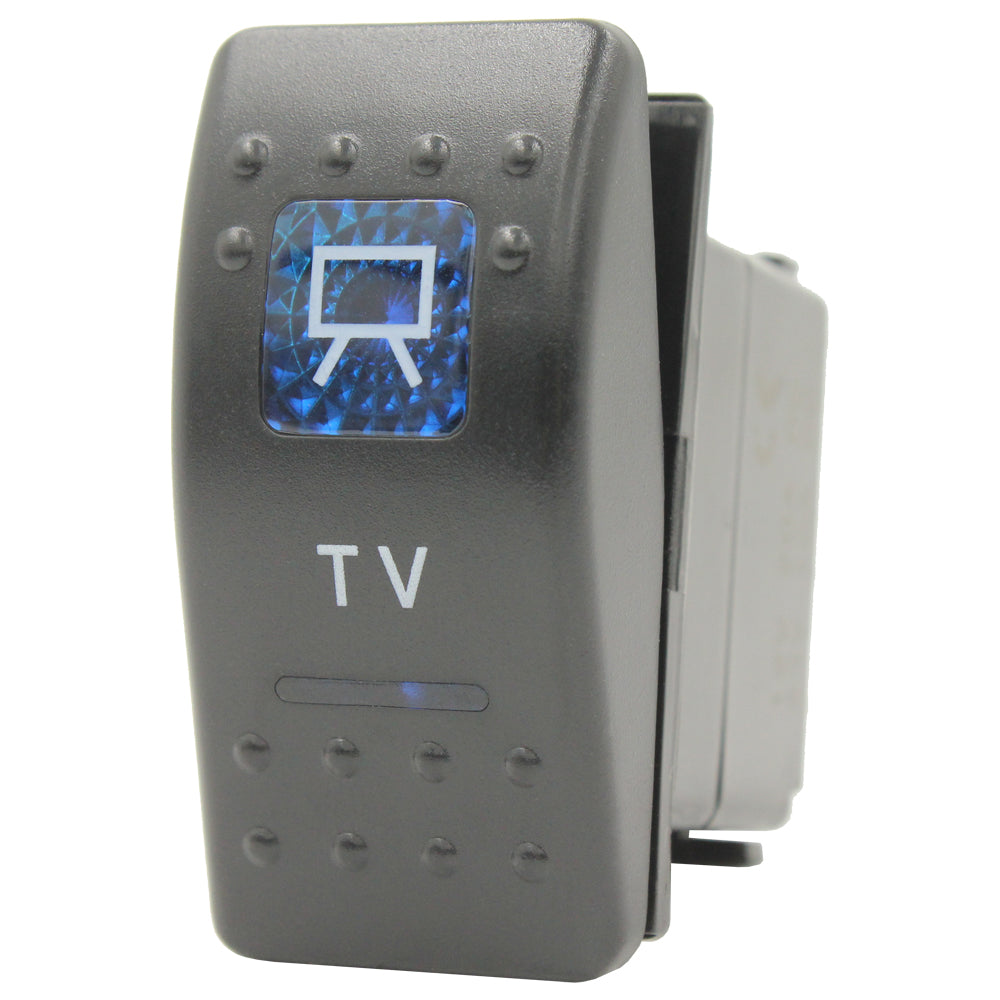TV Rocker Switch in RED and BLUE - New Product Release