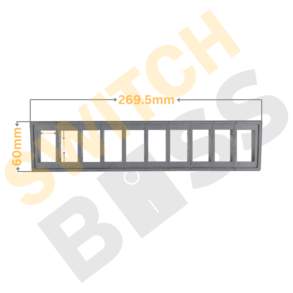 10 Gang Rocket Switch Panel