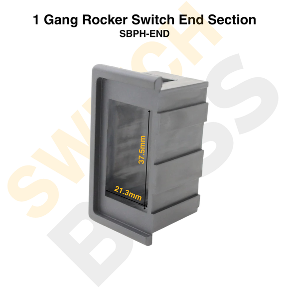 1 Gang Rocker Switch End Section