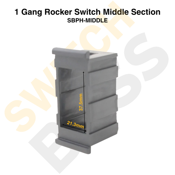 1 Gang Rocker Switch Middle Section