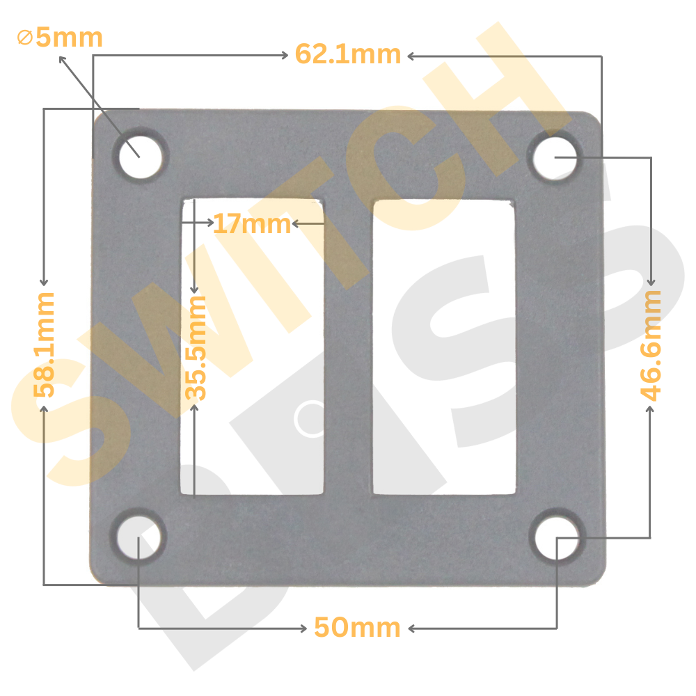 2 Gang Switch Panel