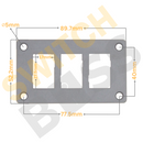 3 Gang Switch Panel Small