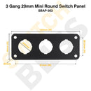 3 Gang 20mm Mini Round Switch Panel-4