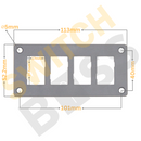 4 Gang Switch Panel Small