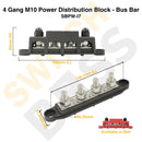 Sizing Guide 4 Gang M10 Power Distribution Block - Bus Bar