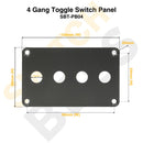 4 Gang 12mm Toggle Switch Panel-6