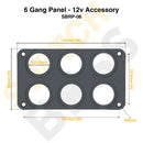 6 Gang Panel - 12V Accessory-3