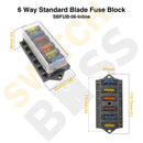 6 Way Standard Blade Fuse Block-9
