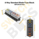 8 Way Standard Blade Fuse Block-9