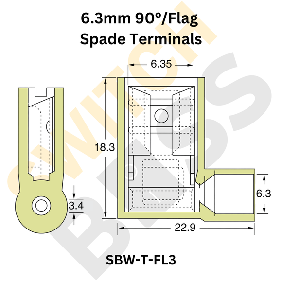 Flag Spade Terminals