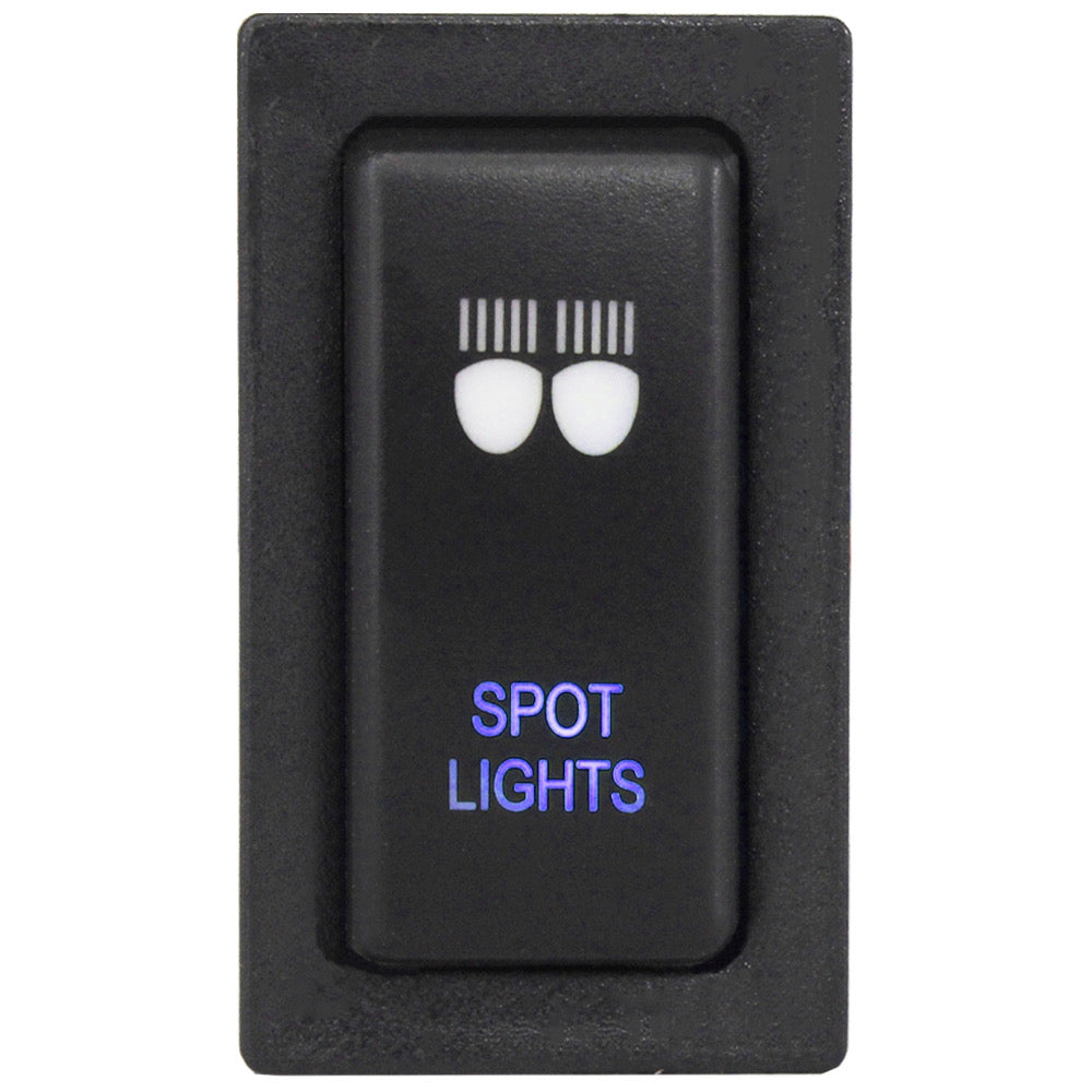 Push Switch suit Toyota Old Vertical - Blue LED - 33 Styles