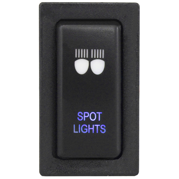 Push Switch suit Toyota Old Vertical - Blue LED - 33 Styles