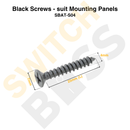 Black Screws - suit Mounting Panels-2