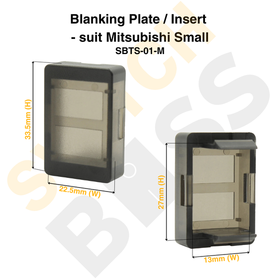 Blanking Plate / Insert - suit Mitsubishi Small