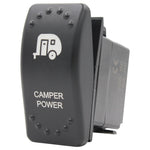 Laser Etched Rocker Switch - Red LED - 82 Styles
