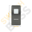 Custom Assembled Rocker Switch - White LED-2