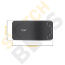 Custom Laser Etched Rocker Switch Cover Only (Horizontal)-2