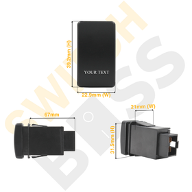 Custom Push Switch suit Ford Ranger (Gen 1) - 0