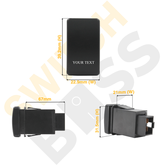 Custom Push Switch suit Ford Ranger (Gen 1)