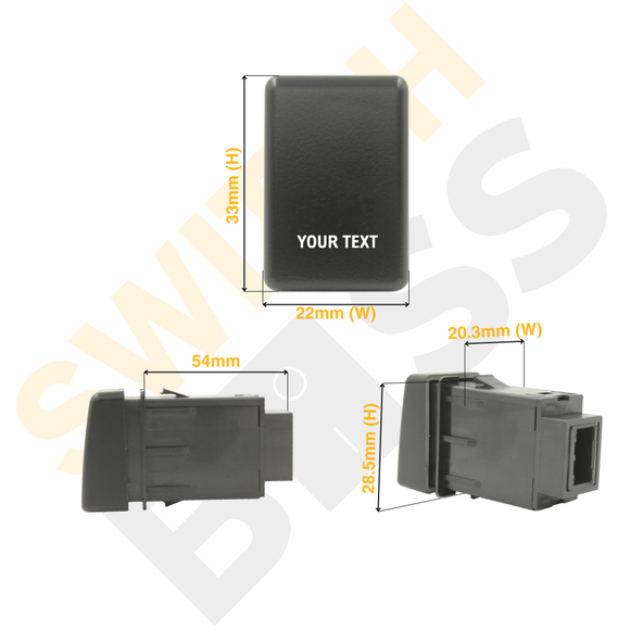 Custom Push Switch suit Isuzu/Holden (Gen 1)