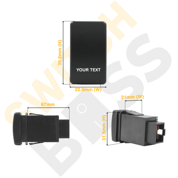 Custom Push Switch suit Mazda BT50 (Gen 1)