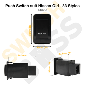 Custom Push Switch suit Nissan Old - 0