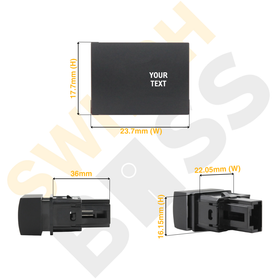Custom Push Switch suit Nissan Slimline - 0