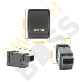 Custom Push Switch suit Nissan Small - 0