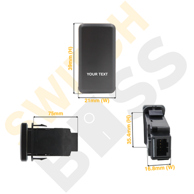 Custom Push Switch suit Toyota Large - 0