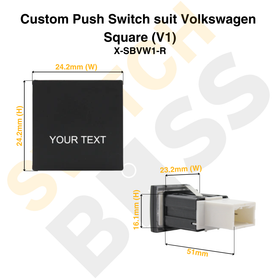Custom Push Switch suit Volkswagen Square (V1) - 0