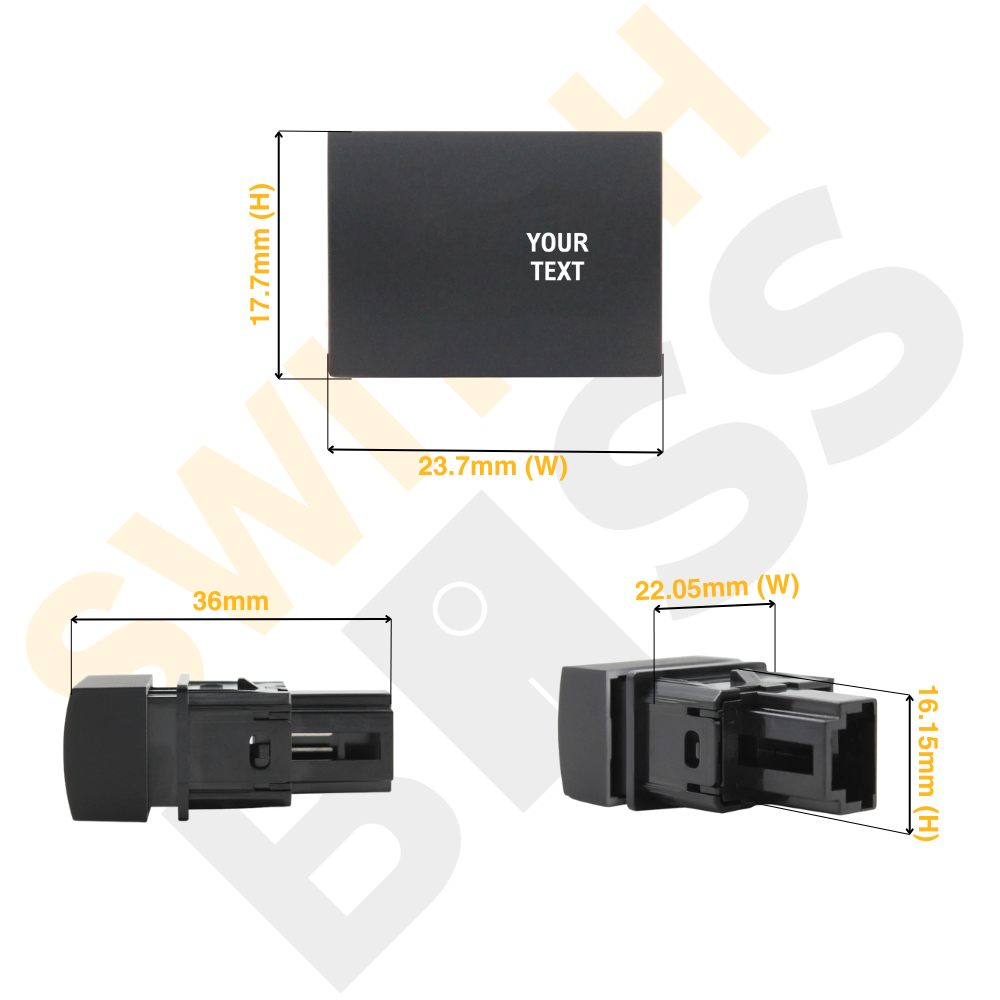 Custom Push Switch suit Slimline