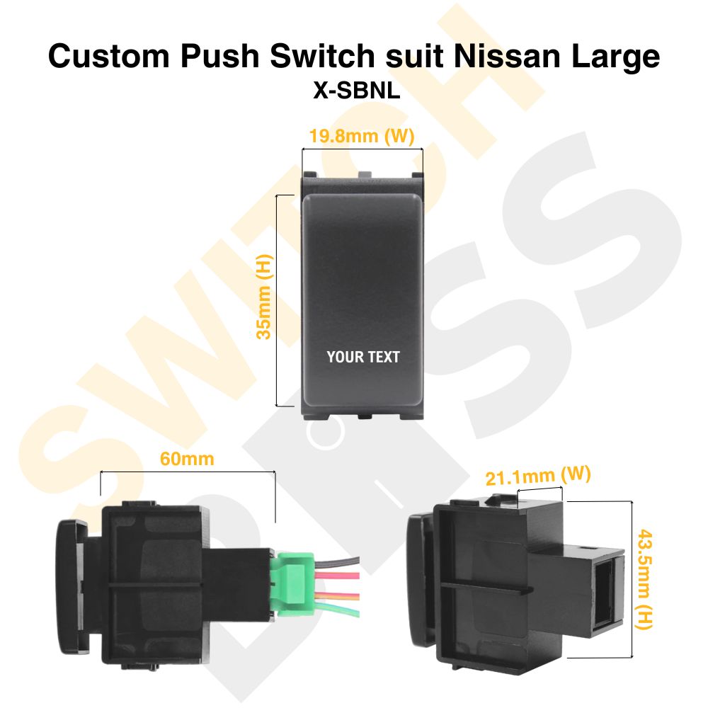 Custom Push Switch suit Nissan Large