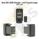 Dual QC USB Charger - suit Toyota Large-9