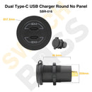 Sizing Guide Dual Type-C USB Charger Round
