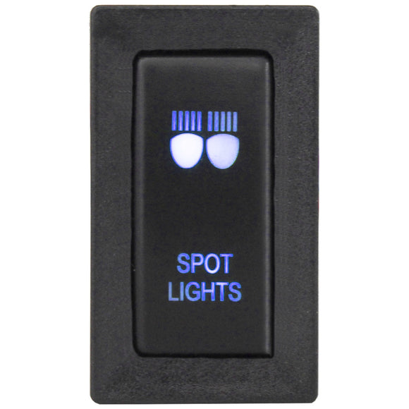 Push Switch suit Toyota Old Vertical - Blue LED - 33 Styles