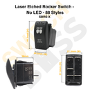 Laser Etched Rocker Switch - No LED - 88 Styles-88