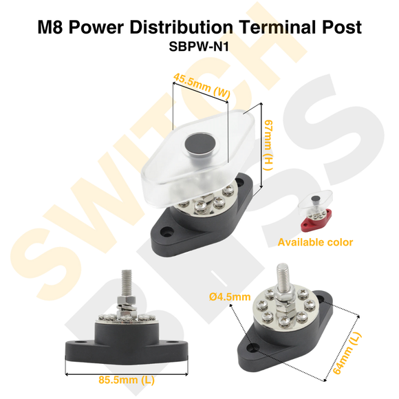M8 Power Distribution Terminal Post