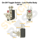 On-Off Toggle Switch - Low Profile Body-10