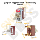 (On)-Off Toggle Switch - Momentary-8